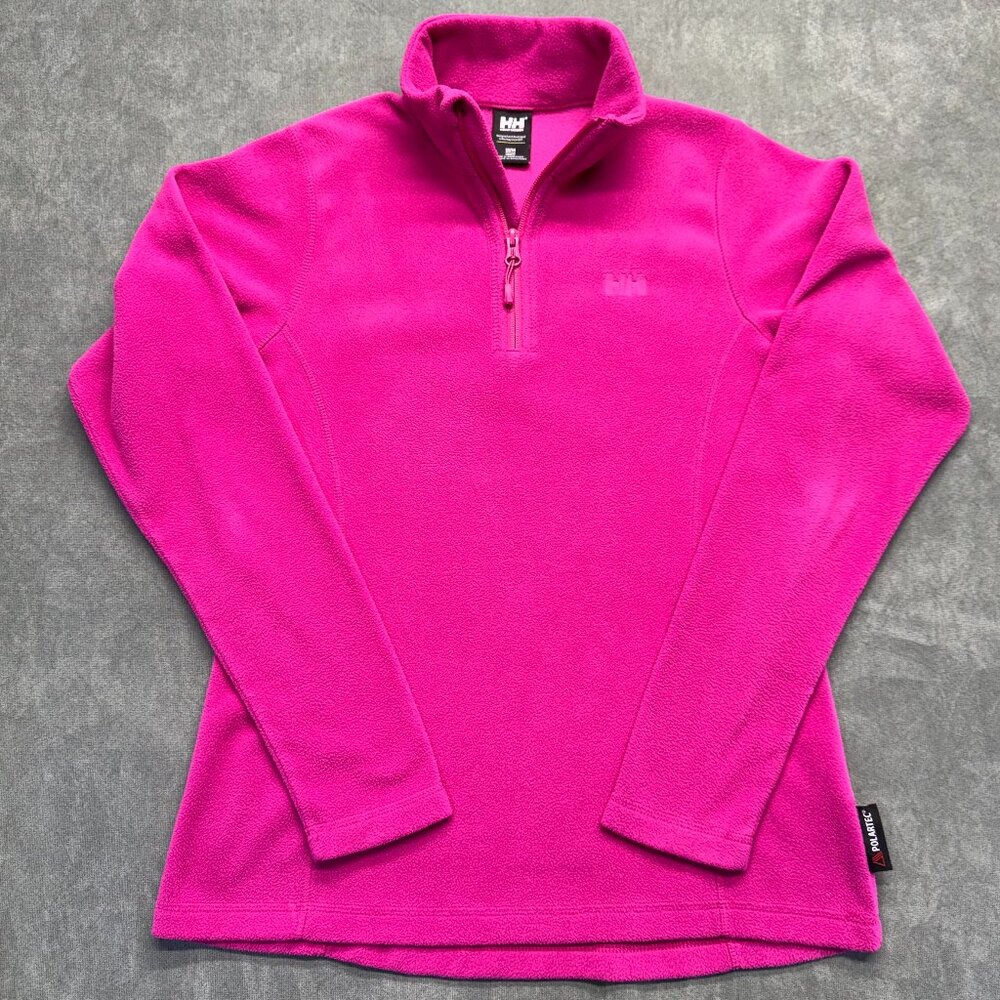 Helly Hansen Polartec 1/4 Zip Fleece Women’s Medium Pink Pullover